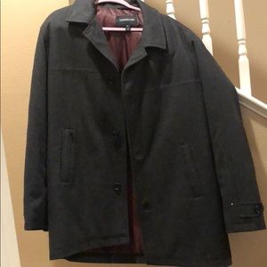 LONDON FOG MENS WOOL CAR COAT